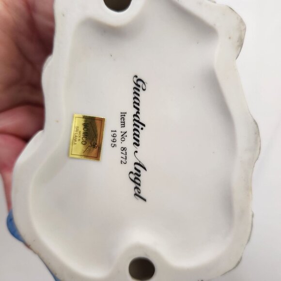 Vintage Guardian Angel 1995 HOMCO #8772 EUC 8" H x 4.5" L x 3" W - Picture 6 of 9